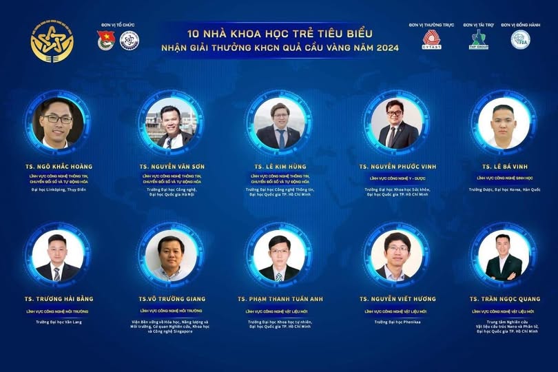 Congratulations to Dr. Kim-Hung Le for being one of the 10 outstanding scientists receiving the 2024 Golden Globe Award!